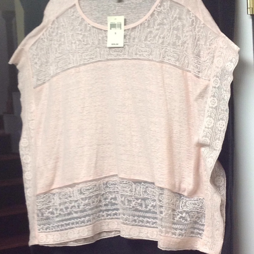 Beautiful NWT Lucky pink blouse